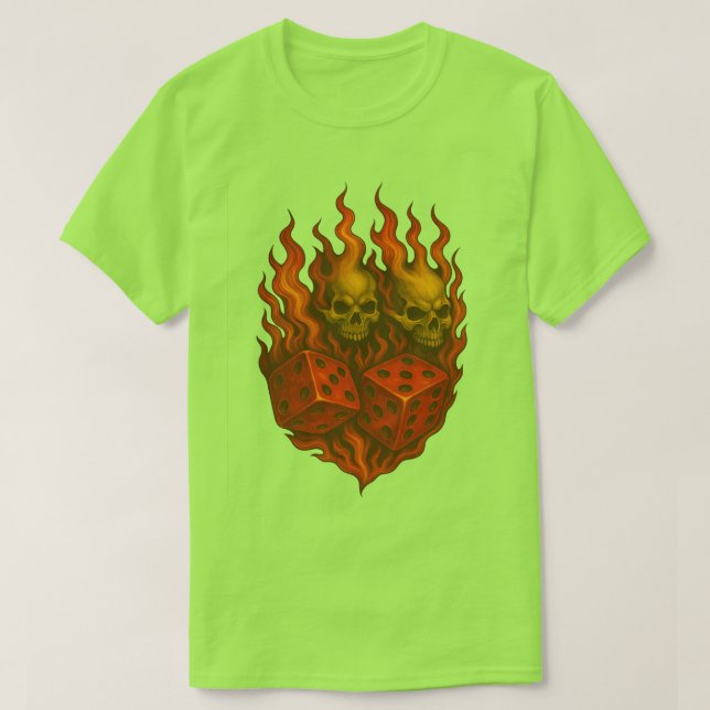 Lucky Burn T Shirt (Design framsida)