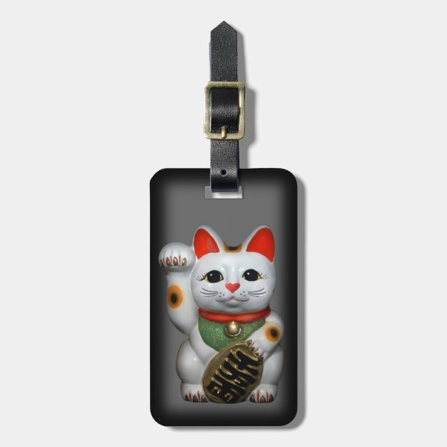 Lucky Cat Bagagebricka (Vertikal Framsida)