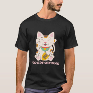 Lucky Cat Bra Fortune Maneki Neko T Shirt