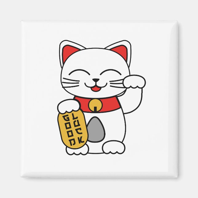 Lucky Cat Magnet (Framsidan)