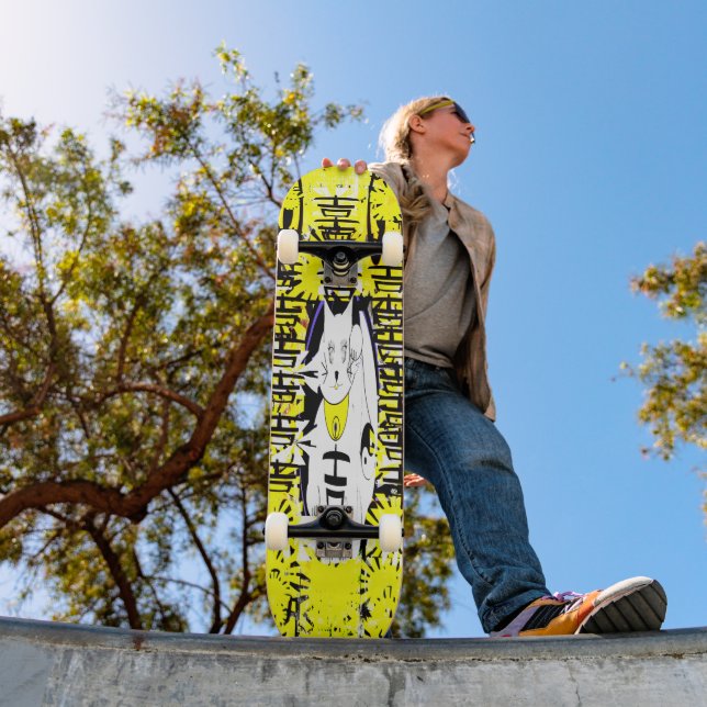 Lucky Cat-Maneki Neko - Beckoning Skateboard Bräda 20,5 Cm (Utomhus 1)