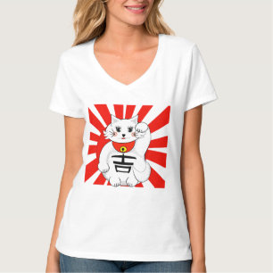 Lucky Cat-Maneki Neko - Beckoning Tröja