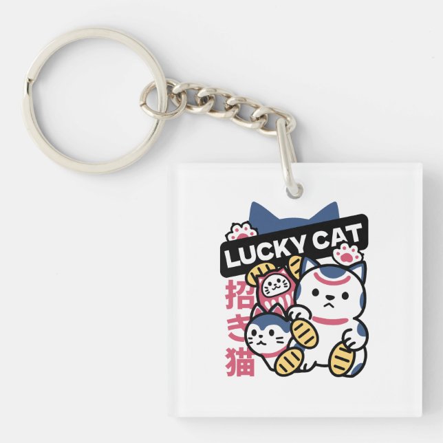 Lucky Cat Maneki Neko – Japansk Lyckokatt  (Framsidan)