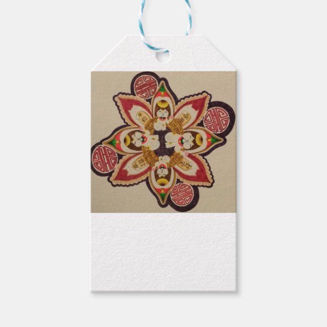 Lucky Cat-märkre (10) Presentetikett (Framsidan)