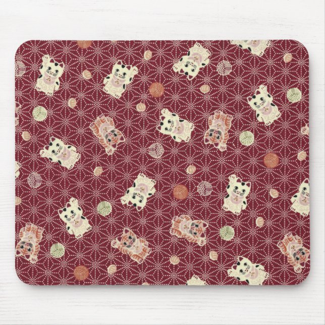 Lucky Cat Mouse Pad Musmatta (Framsidan)