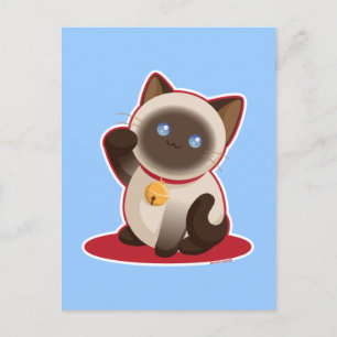 Lucky Cat Vykort