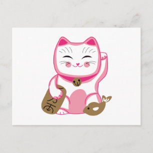 Lucky Cat Vykort