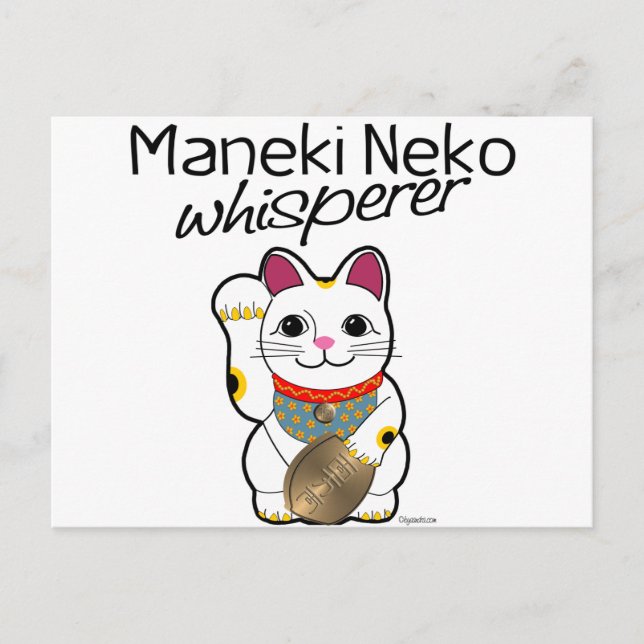 Lucky Cat Whisperer Vykort (Framsida)