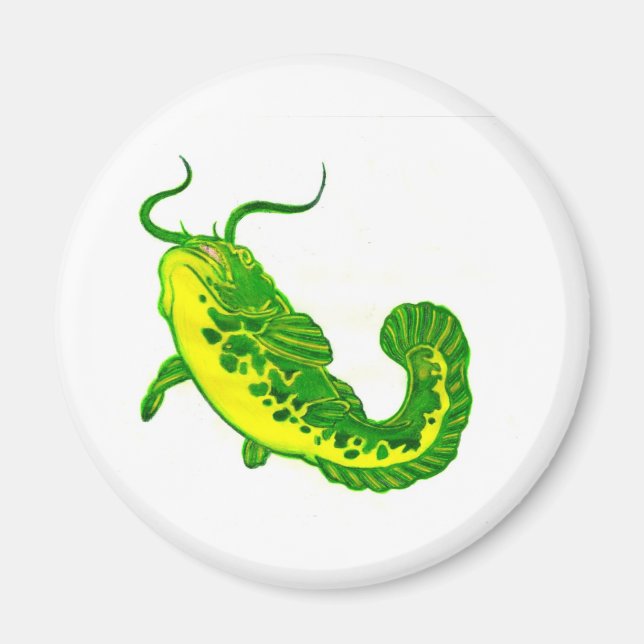 Lucky Catfish Magnet (Framsidan)