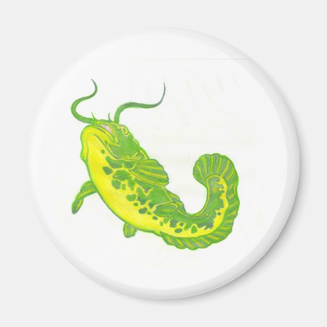 Lucky Catfish Magnet (Framsidan)