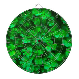 Lucky Celtic Irish Grönt Shamrocks Darttavla