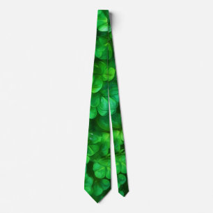 Lucky Celtic Irish Grönt Shamrocks Slips