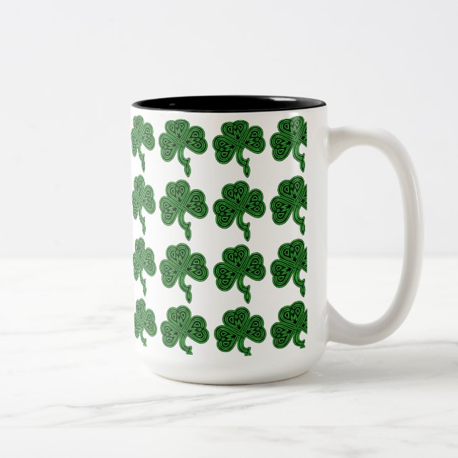 Lucky Celtic Shamrock Mugg (Höger)