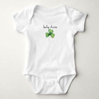 Lucky Charm Baby Bodydress med Shamrock T Shirt