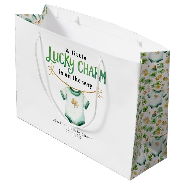 Lucky Charm Baby Shower Bag (Baksidan Vinklad)