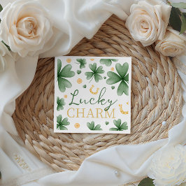 Lucky Charm Baby Shower Paper Napkins Pappersservett