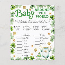 Lucky Charm Baby Värld runt Shower-spel