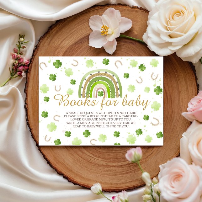 Lucky Charm Books for Baby Card Tilläggskort (Skapare uppladdad)