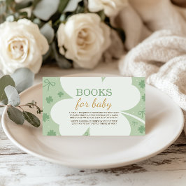 Lucky Charm Books for Baby Card Tilläggskort