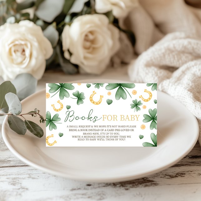 Lucky Charm Books for Baby Card Tilläggskort (Skapare uppladdad)