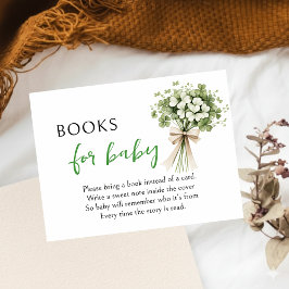 Lucky Charm Books for Baby Enclosure Card Shamrock Tilläggskort
