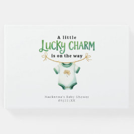 Lucky Charm Irish Baby Shower Guest Bok