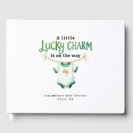 Lucky Charm Irish Baby Shower Guest Bok