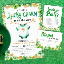Lucky Charm Irish Baby Shower-inbjudan Inbjudningar