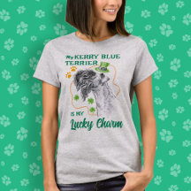 Lucky Charm Kerry Blue Terrier Irish Hund Funny ma