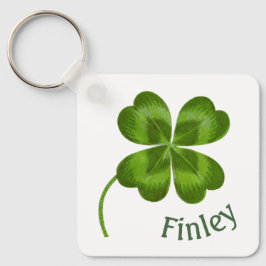 Lucky Charm Klöver Vintage Personlig Lycka till Nyckelring