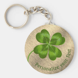 Lucky Charm Klöver Vintage Personlig Lycka till Nyckelring