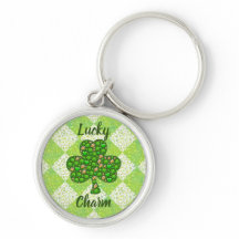 Lucky Charm Round Keychain