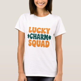 Lucky Charm Squad Glowing St. Patrick's Day T Shirt