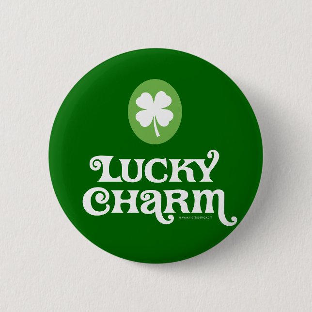 Lucky Charm St. Patrick Day Stift Knapp (Framsida)