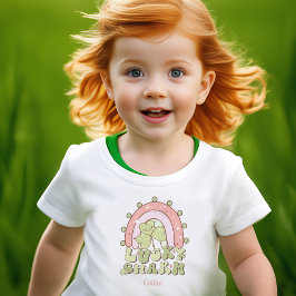 Lucky Charm St. Patrick Personlig Girl T Shirt