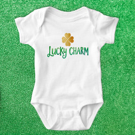 Lucky Charm St. Patrick's Baby Bodykostym T Shirt