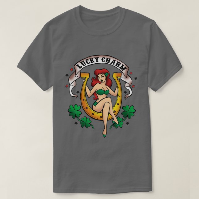 Lucky Charm T Shirt (Design framsida)