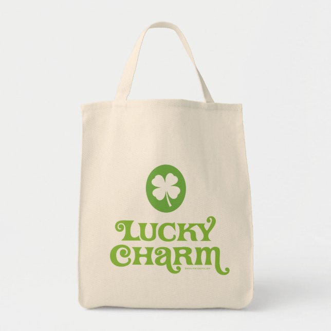 Lucky Charm Tote Bag Tygkasse (Framsidan)