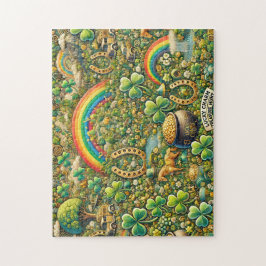 Lucky Charm Treasure Hunt, Hidden Shamrocks Pussel