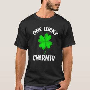 LUCKY CHARMER Funny St. Patrick Day Manar Women Pr T Shirt