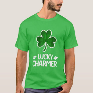 LUCKY CHARMER Funny St. Patrick's Day Boys Kids Gi T Shirt