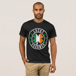 Lucky Charmer Irländsk Flagga Shamrock T Tröja