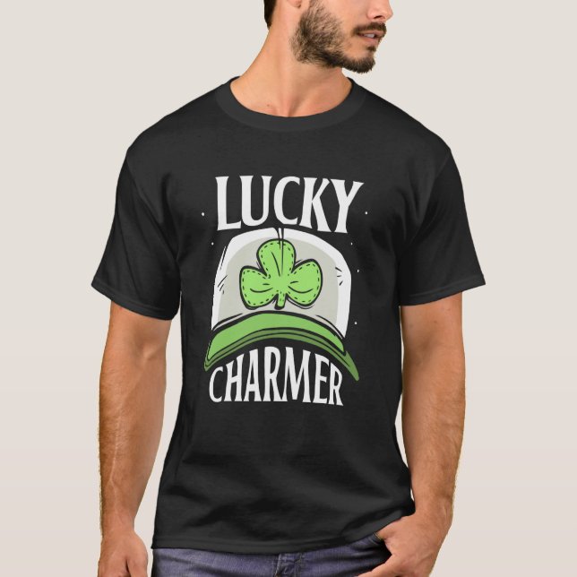 Lucky Charmer Team St Patricks Day Irish Ireland G T Shirt (Framsida)