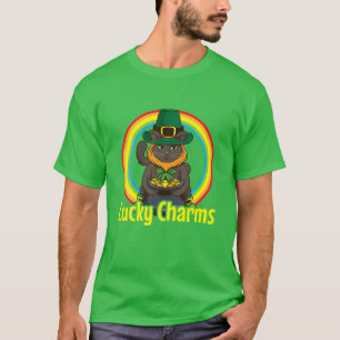 Lucky Charmes design för St Patricks Day T Shirt