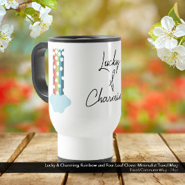 Lucky & Charming Rainbow 4-Löv Klöver minimalist Resemugg