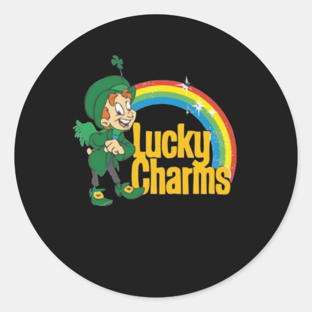 Lucky Charms Lucky Charms Runt Klistermärke (Framsida)