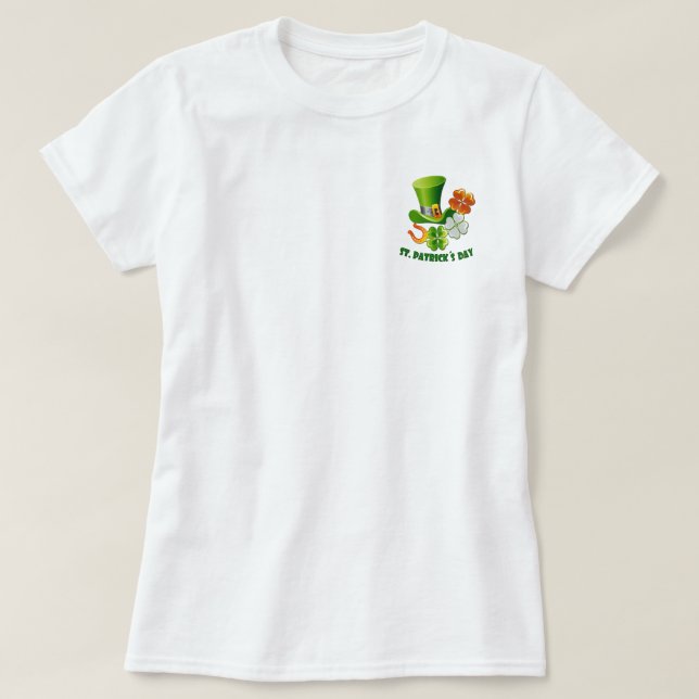 Lucky Charms. St. Patrick's Day Tee (Design framsida)