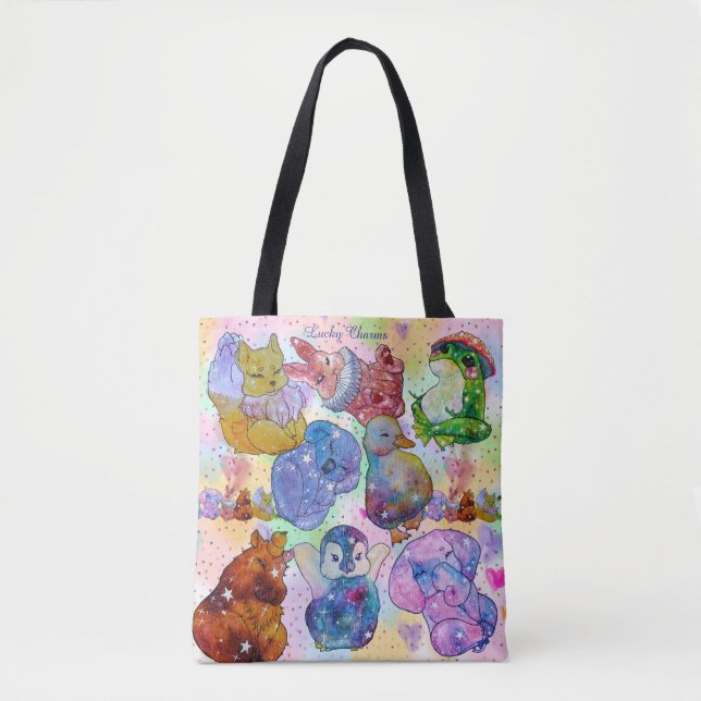 Lucky Charms Tote Bag Tygkasse (Framsida)