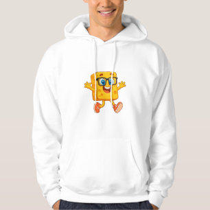 Lucky Cheese – Söt Cartoon för Pengar Magnet Hoodie