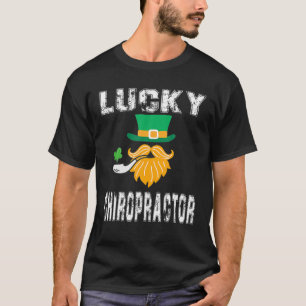 Lucky Chiropractor Leprechaun Saint patrick's day T Shirt